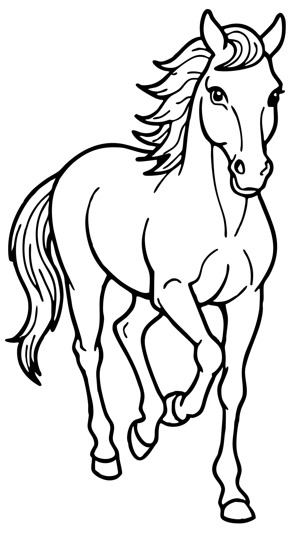 coloriages de chevaux imprimables